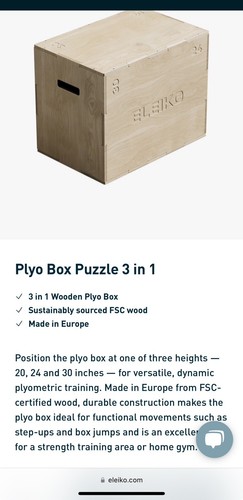 Eleiko plyo box puzzle - puzzle, in