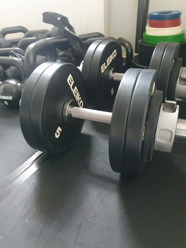 Eleiko loadable dumbbell set - dumbbell, +
